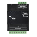 This module adds 11 monitoring inputs ON/OFF, to monitor more elements in the street lighting cabinet.  Compact, it is equivalent to 4 modules and it can be easily installed on DIN Rail of the street lighting cabinet.  Easy connection with the control unit.
